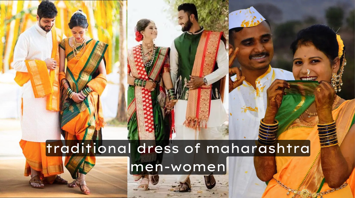 Traditional Dress of Maharashtra Men-Women